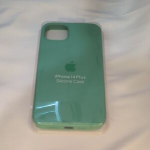 Apple iPhone 14 Plus Silicone Case - Mint Green